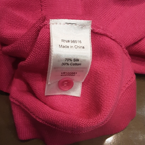 Like New Pink Coldwater Creek Cardigan 💕 - Picture 6 of 6